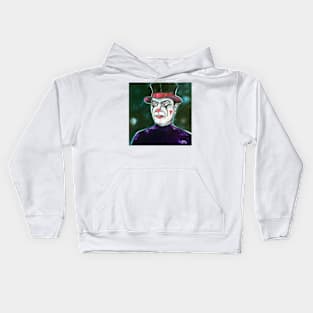 'PORTRAIT OF THE HARLEQUIN IN MIDDLE-AGE' Kids Hoodie